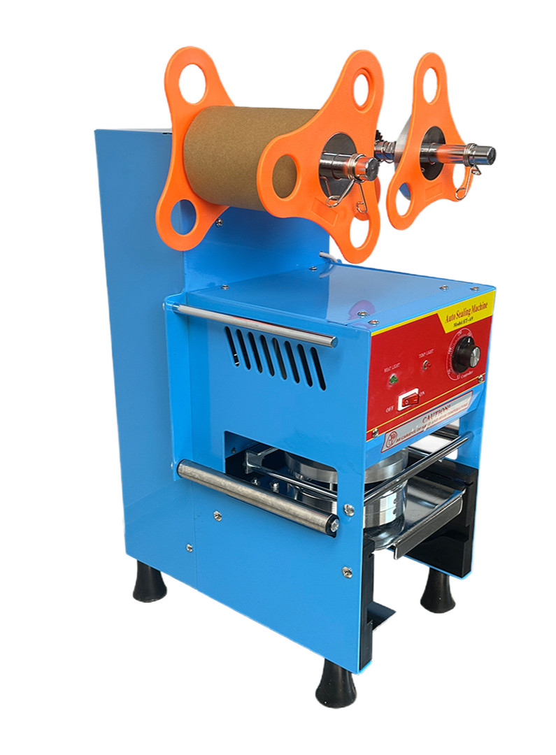Semi-automatic Bubble Tea Cup Sealer Sealing Machine 300-500 Cups/Hr