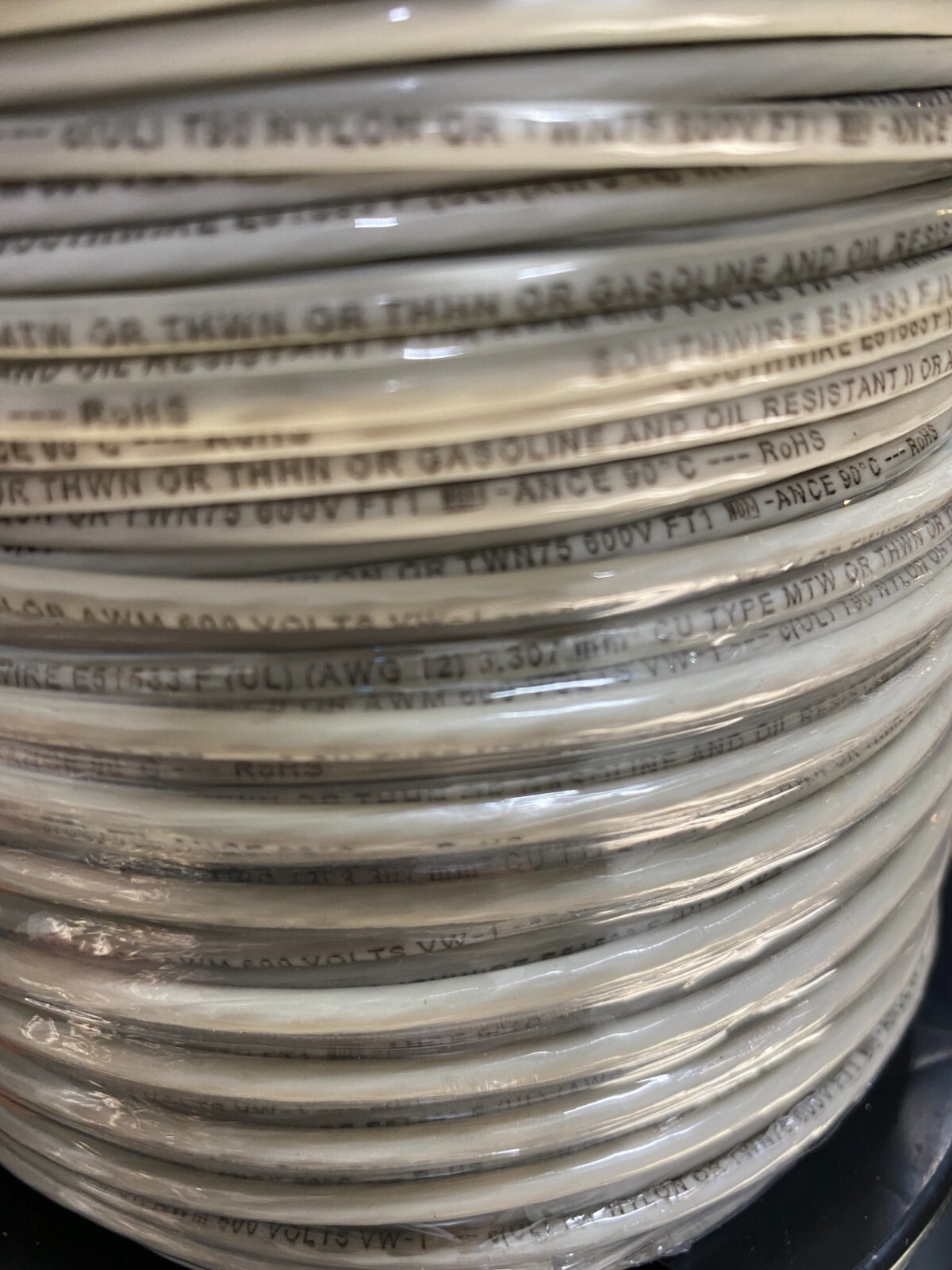 12 AWG THHN Building Wire 600 v (YOU CHOOSE THE COLOR & FT)