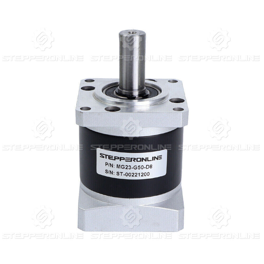 Nema23 Planetary Gearbox Gear Reducer Ratio 10:1/20:1/50:1 8mm Input Shaft
