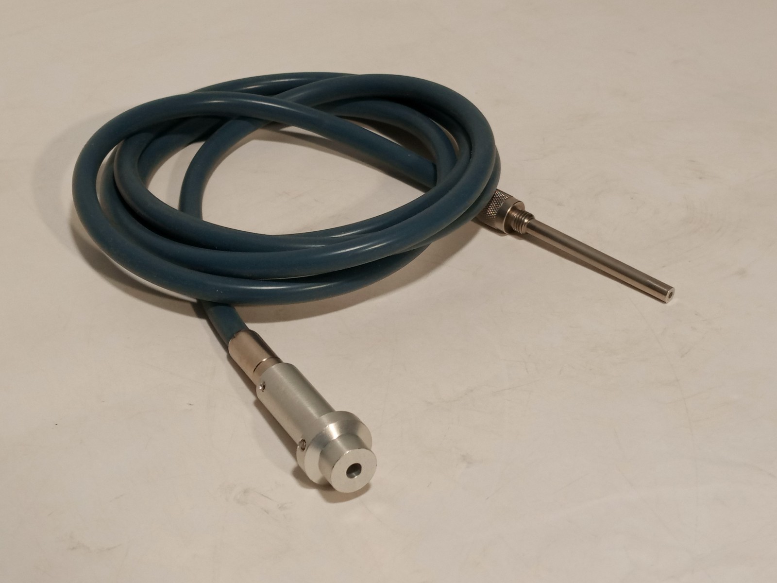 Unbranded medical-grade endoscopy fiber optic light cable with silicone casing