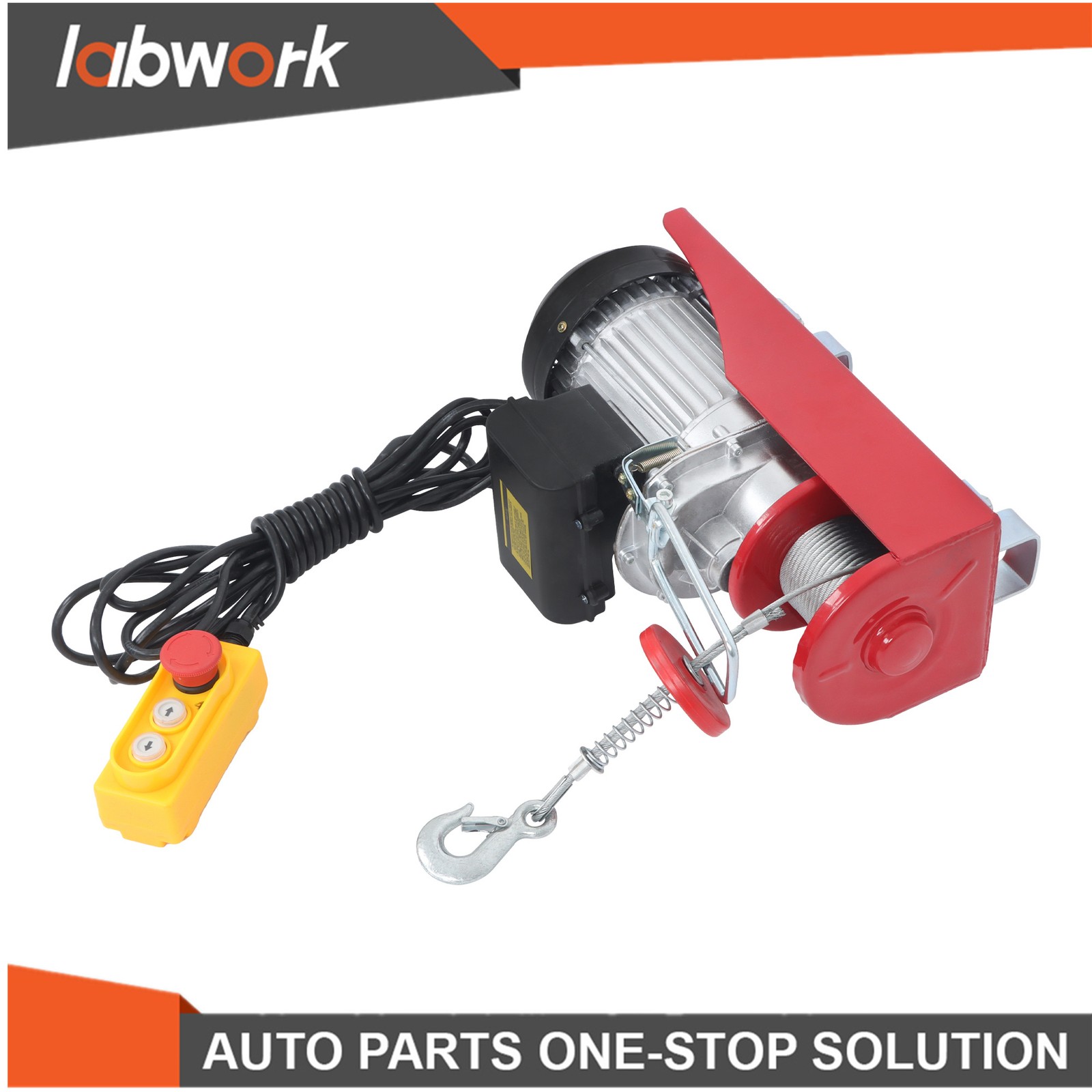 Labwork 880lbs Electric Hoist 110V 980W with 14FT/4.2m Wired Remote Control