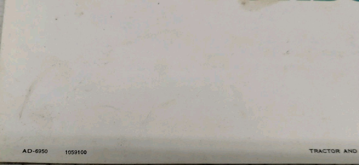 Ford Tractors And Equipment For Grounds Maintenance AD-6950