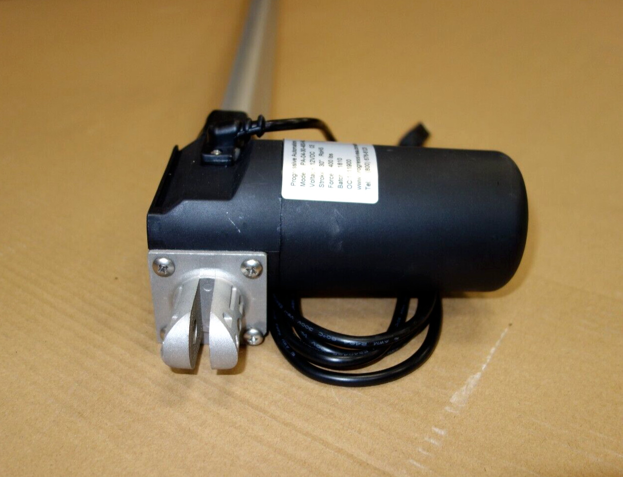 Linear Actuator 12 VDC 400 lbs 30″ Stroke – PA-04-30-400-HALL