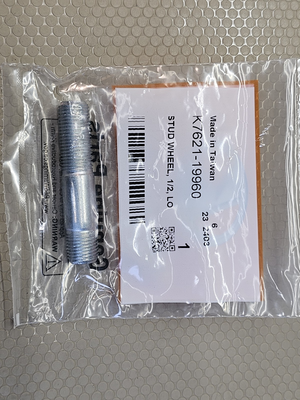 Kubota K7621-19960 1/2″ Long Wheel Stud RTV-X Series UTV OEM