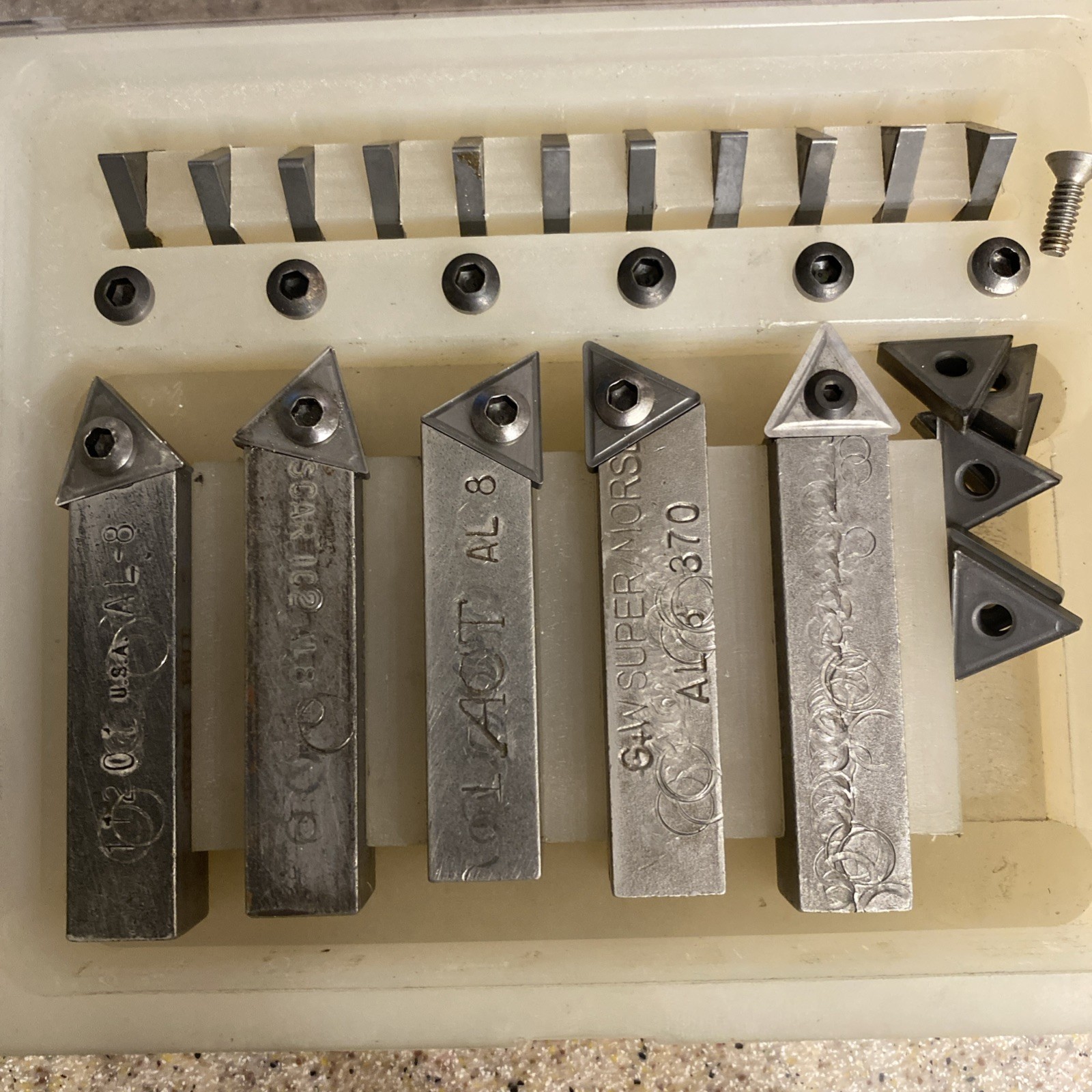 ACT Carbide Tip Indexable Threading Tool Bit Multiple Brands 17 Carbide Inserts