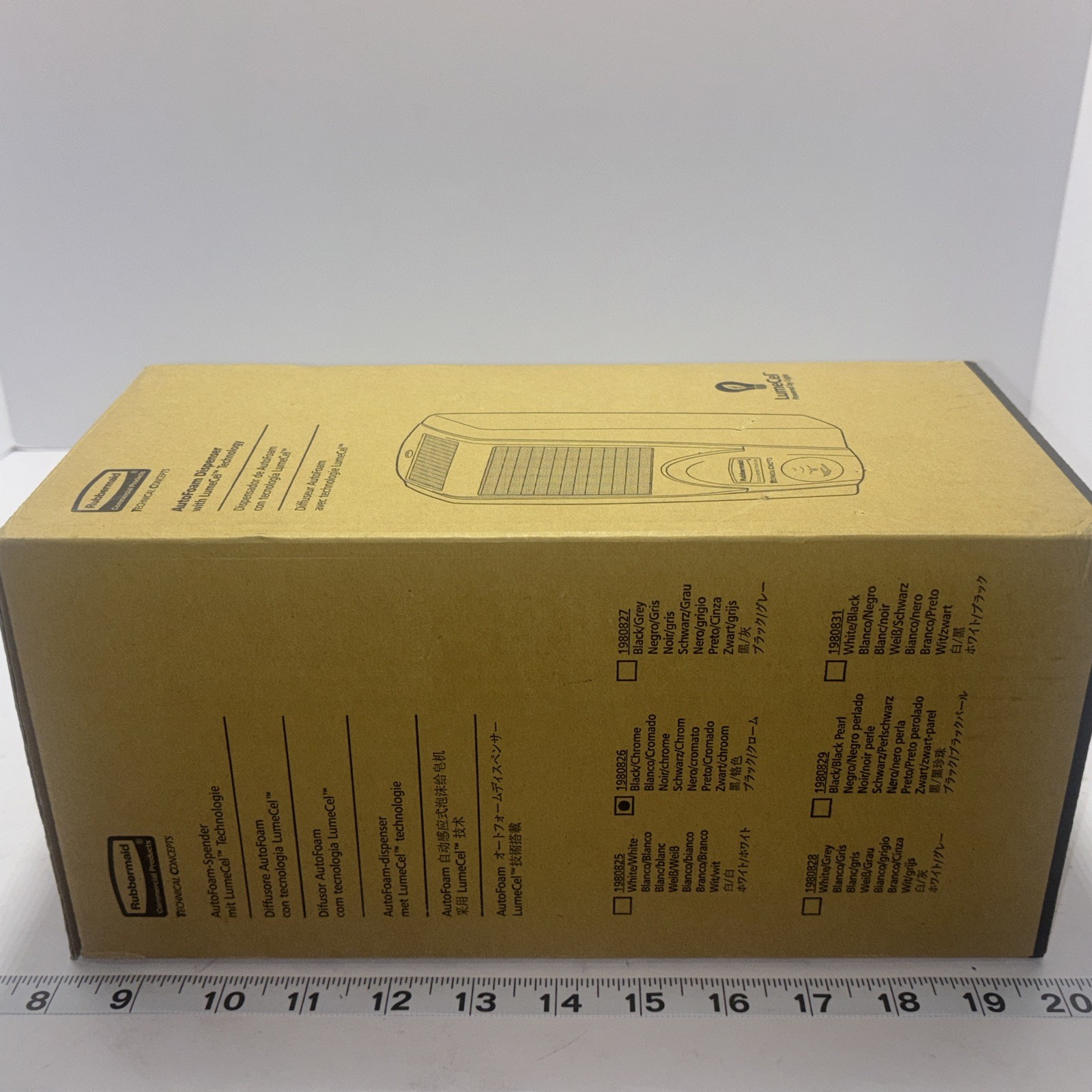 Rubbermaid Autofoam Dispenser, solar cells, brand new in box