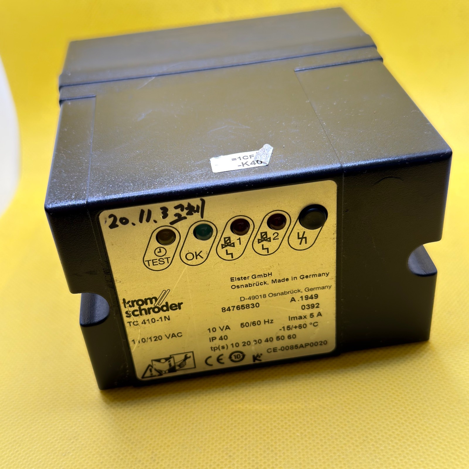 1 Pc Krom Schroder TC410-1N Valve Leakage Detector 84765830