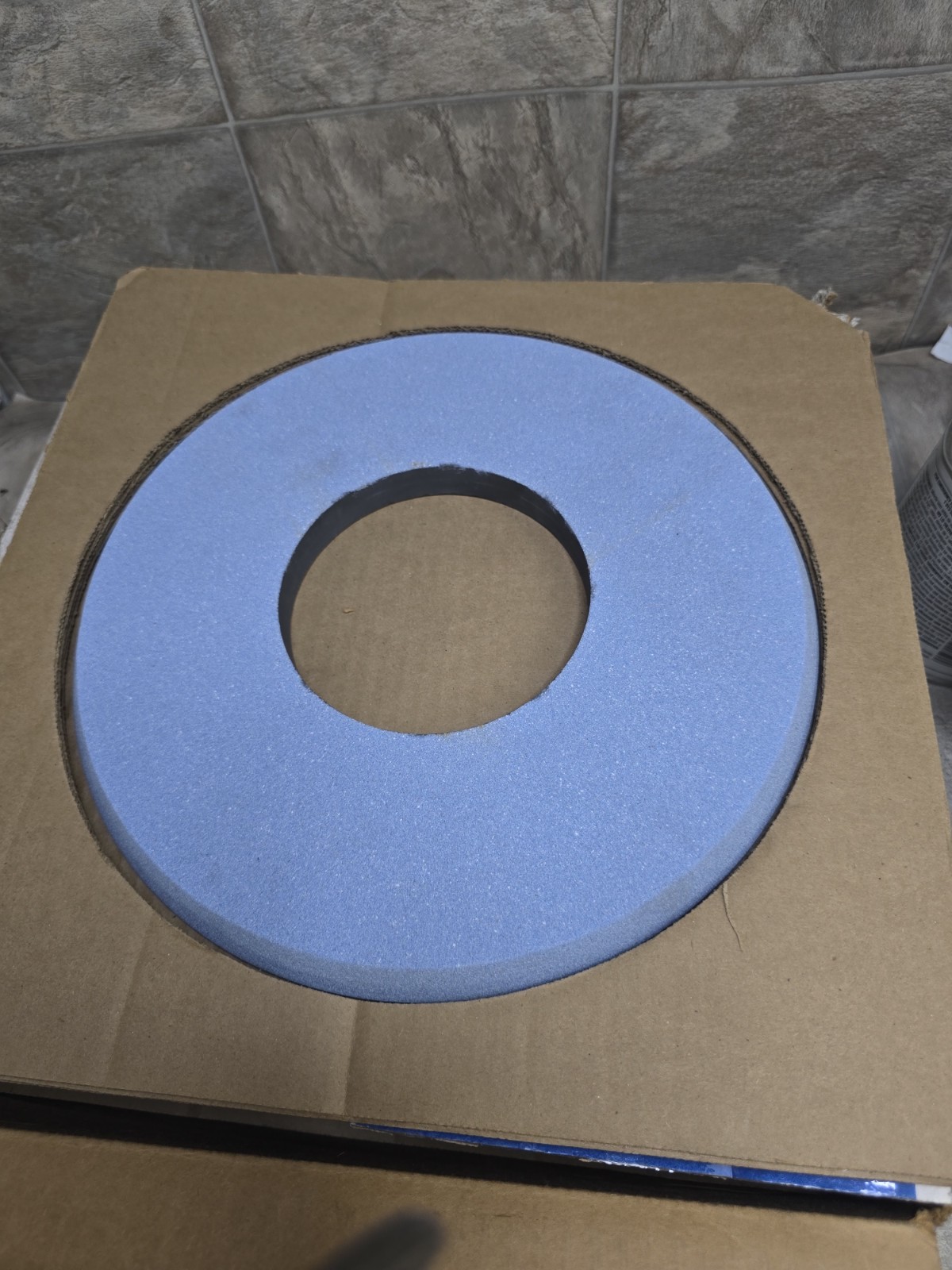 Norton Grinding Wheel 12″x3/4″x5″ 5SG80 FACE M FROM SIDE A BLUEPRINT 109540393