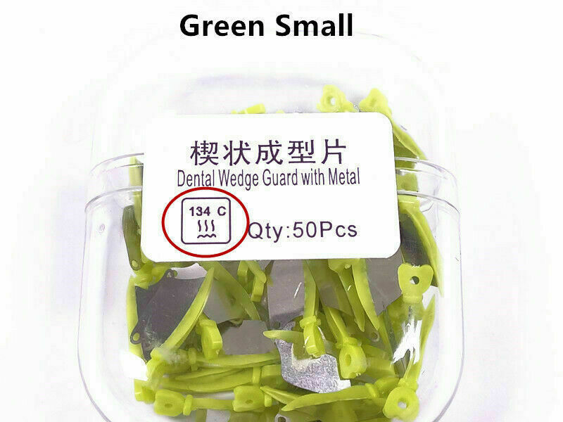 50Pcs Dental Tooth Prep Interproximal Diastema Wedge Guard Matrix Fender Wedges