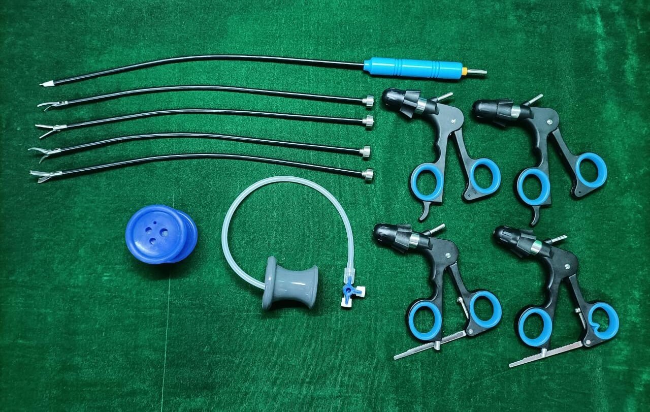 Laparoscopic SILS Single Incision Port For Gallbladder Surgical Instruments Set