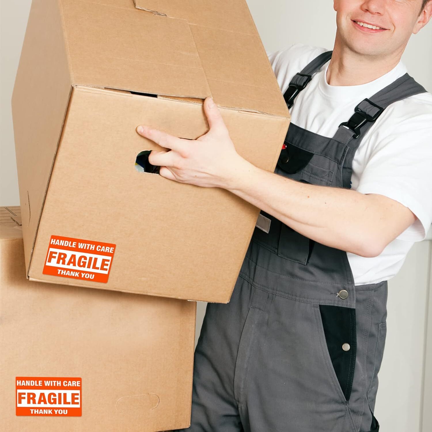 500 Fragile Stickers 2×3 Fragile Label Sticker Handle With Care Mailing – 1 Roll