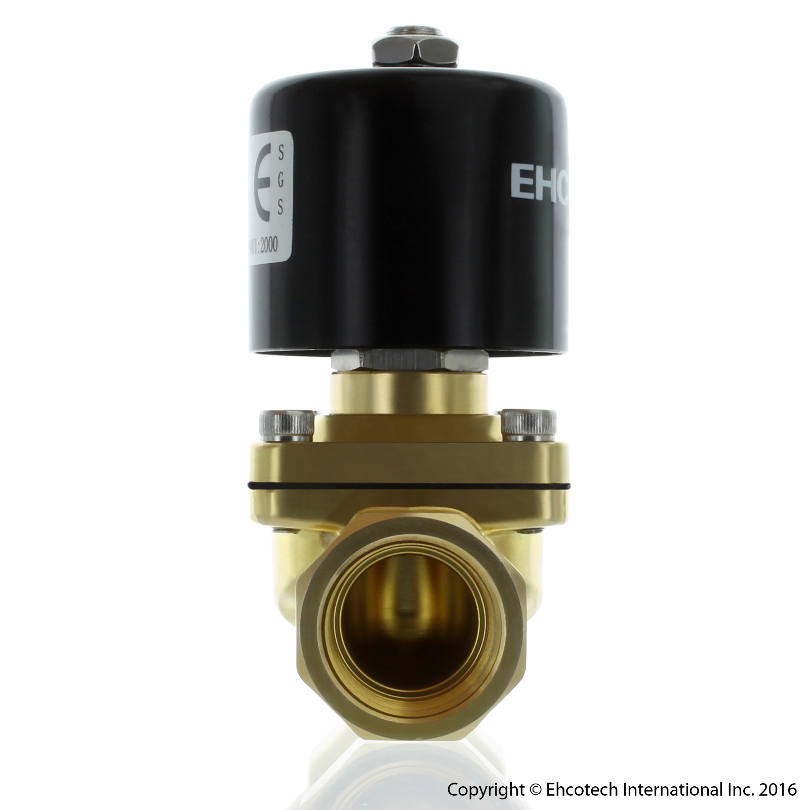 3/4″ Brass Electric Solenoid Valve 110V 120V Volt AC Water Air Gas VITON NC B21