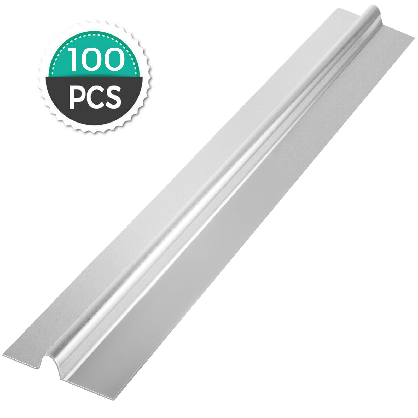 VEVOR 100pcs – 4′ Aluminum Radiant Floor Heat Transfer Plates for 1/2″ PEX USA