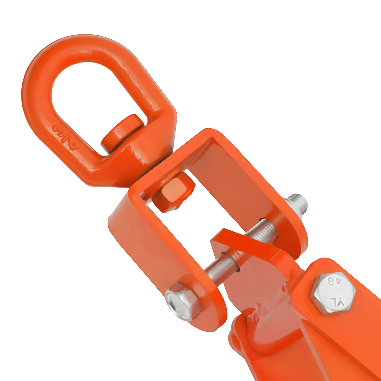 28in Log Lifting Tongs, Tractor Grapple, Heavy Duty,4 Claw Timber Carbon Steel