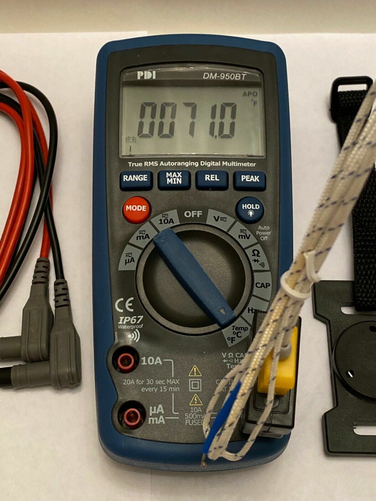 CEM DT-9969 / PDI DM-950BT Digital Multimeter. True RMS, 50000 count, IP67