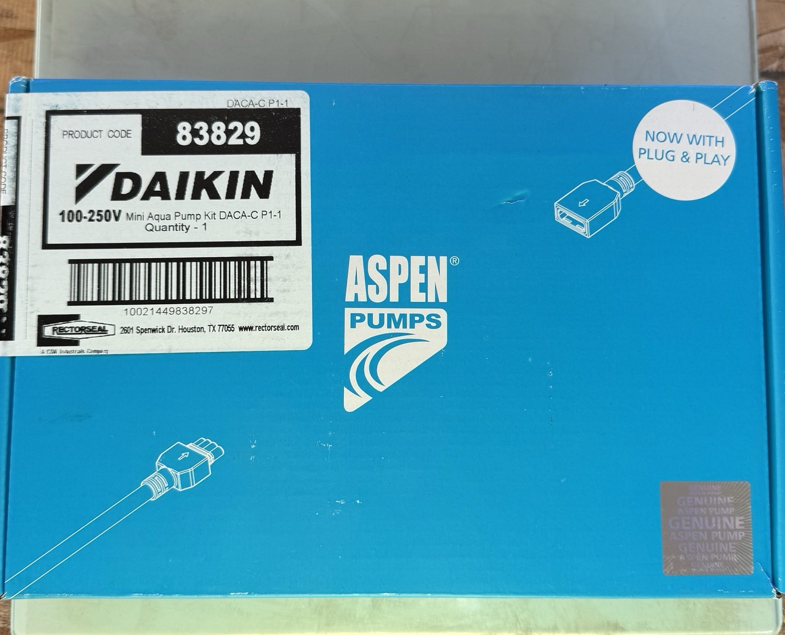Aspen Mini Aqua Pump Kit DACA-C P1-1 for Daikin Plug & Play Condensate Pump