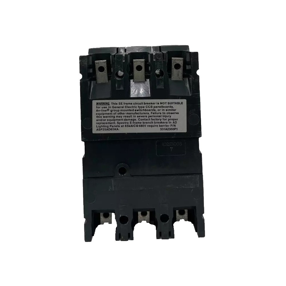 NIB – GE – SELA36AT0100 – Molded Case Circuit Breaker – 100A, 3-Phases, 600V