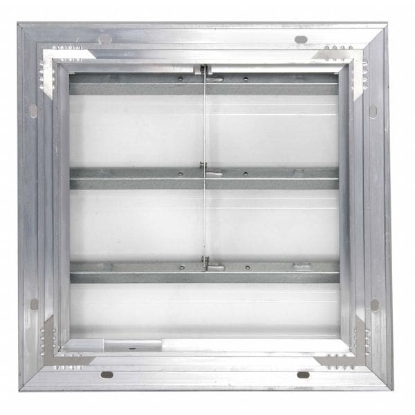 Dayton 3C308 24 In 27″H-W 5.75″L Aluminum Backdraft Damper, 24-1/2 In X 24-1/2