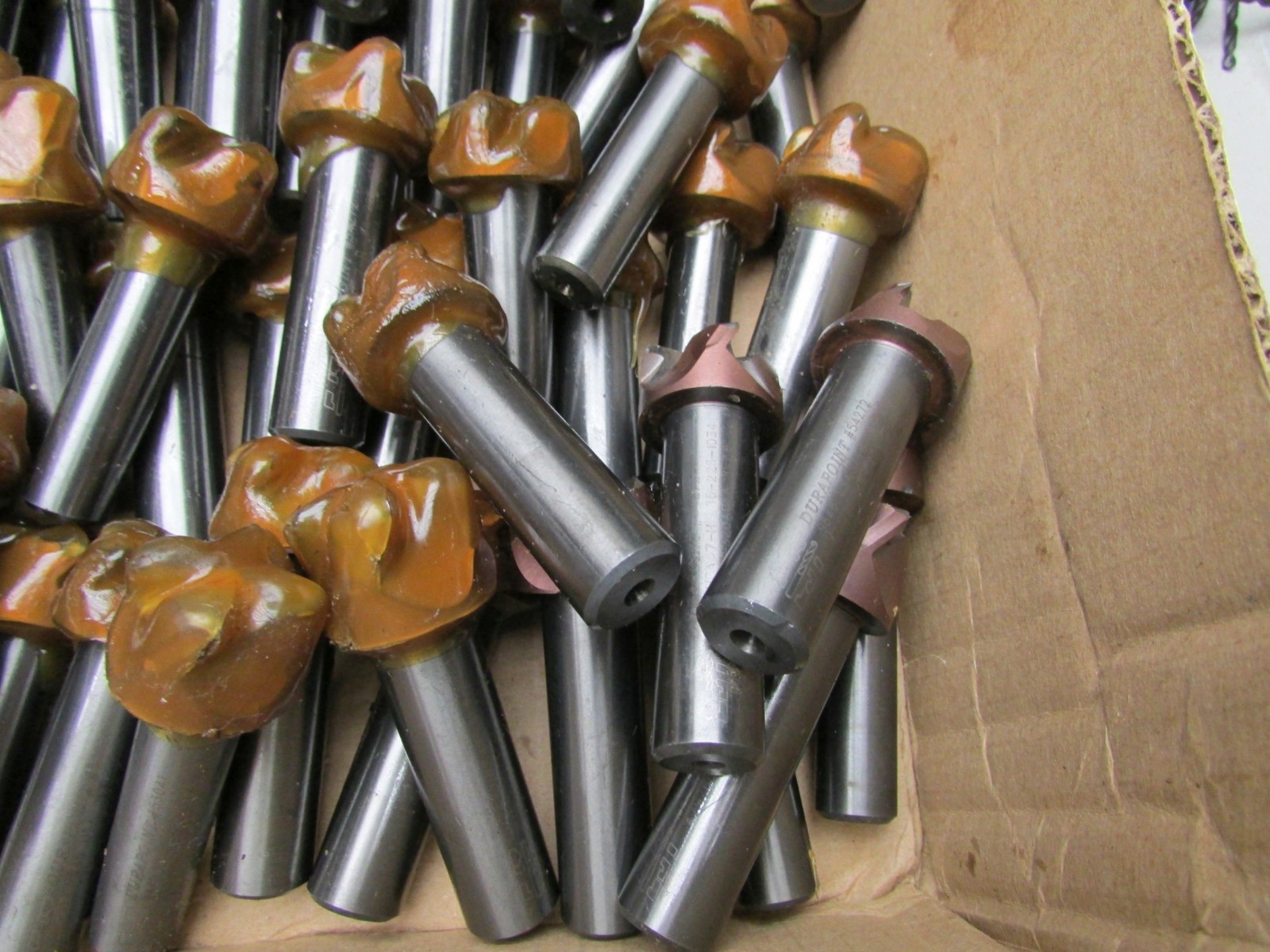 42 Lbs. of Resharpened / Scrap / Reuse Solid Tungsten Carbide Endmills, Cutters