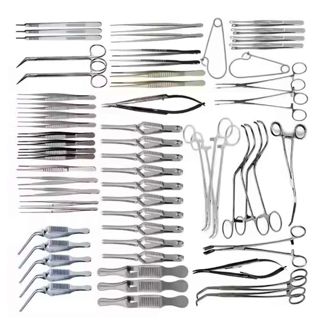 Major Vascular Surgery Specialty Surgical Instrument Set of 61 Pcs