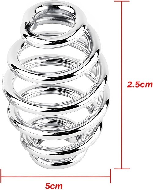 3 inch Barrel Coiled Solo Seat Springs for bobber, chopper Size: Chrome 3 inch
