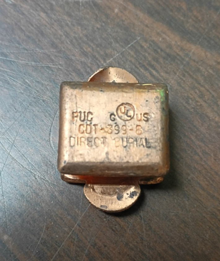 PENN-UNION CDT-399-8 H-TAP COPPER COMPRESSION TYPE DOUBLE TAP NEW BOX OF 100
