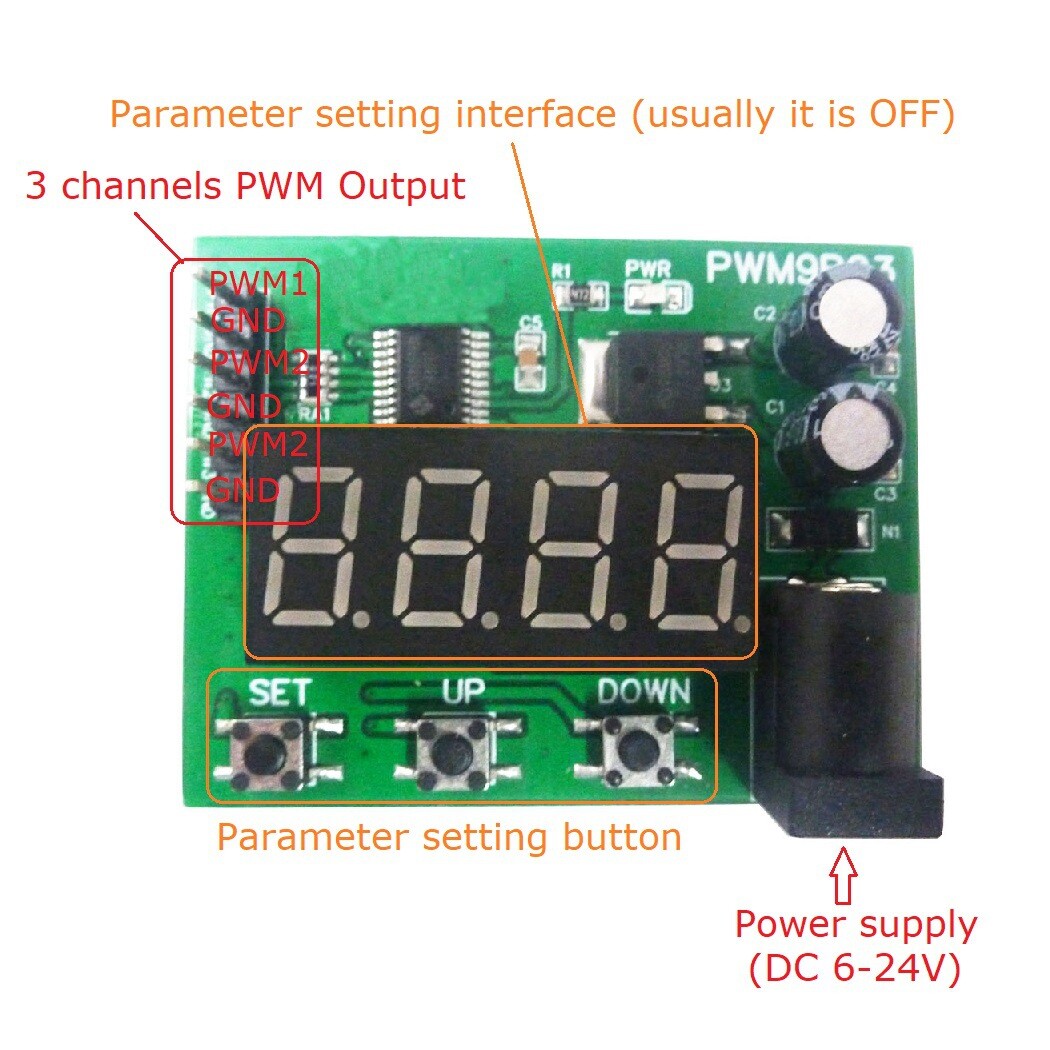 20HZ-1MHZ Adjustable PWM 5V TTL Level Square Wave Pulse Signal Generator