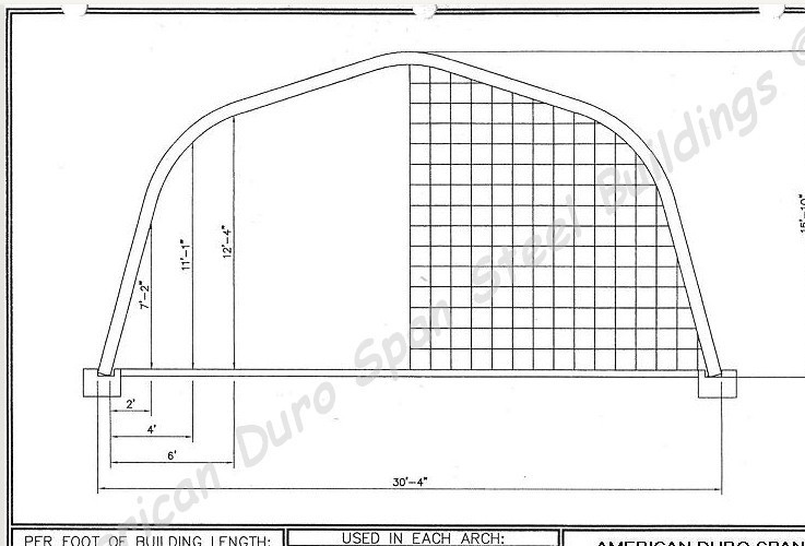 30x36x16 Steel DuroSPAN Building Off Grid Home Shop Open Ends Factory DiRECT