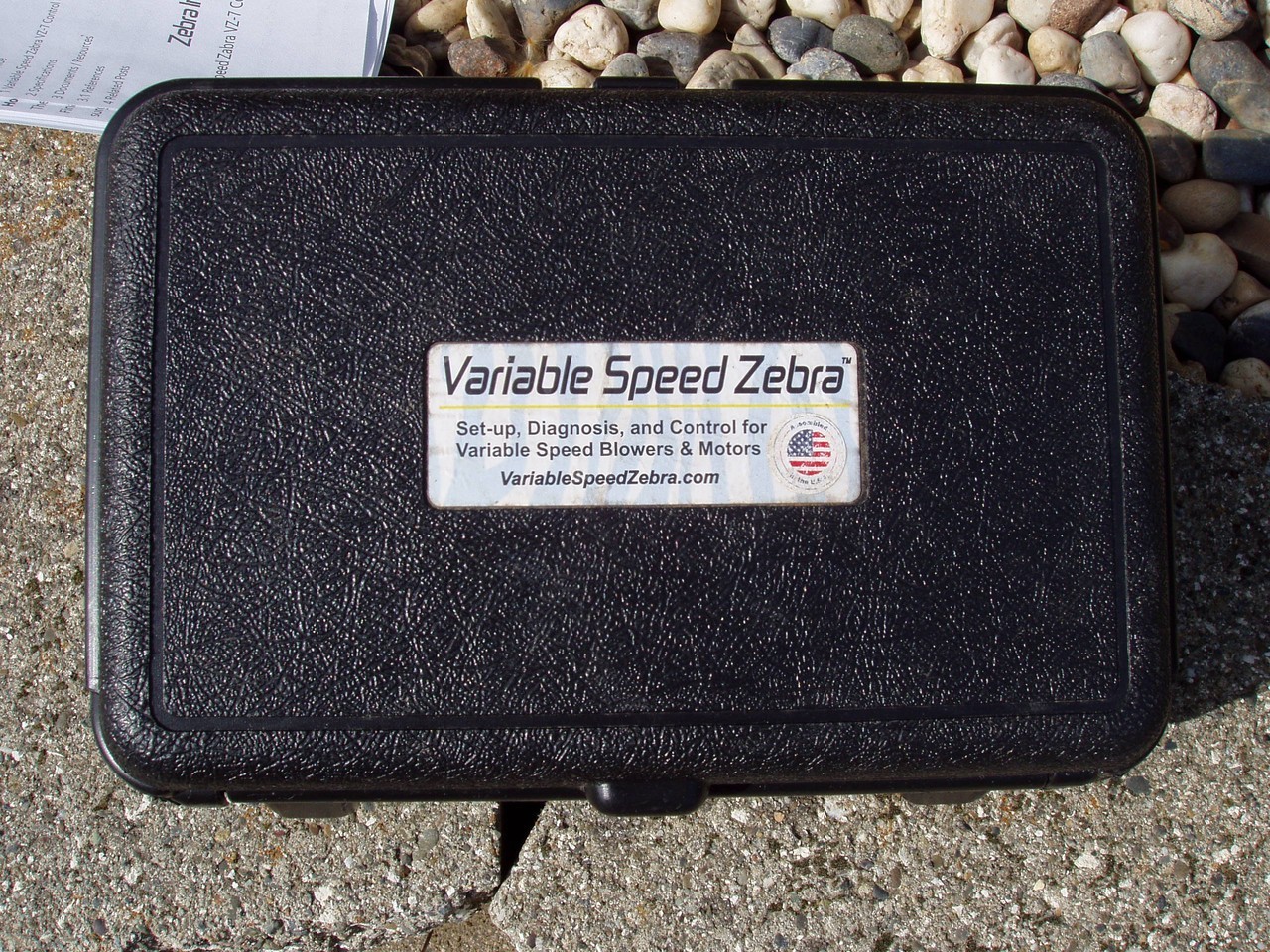 ZEBRA INSTRUMENTS VZ-7 VARIABLE SPEED ECM MOTOR TESTER HVAC DIAGNOSTICS GD COND