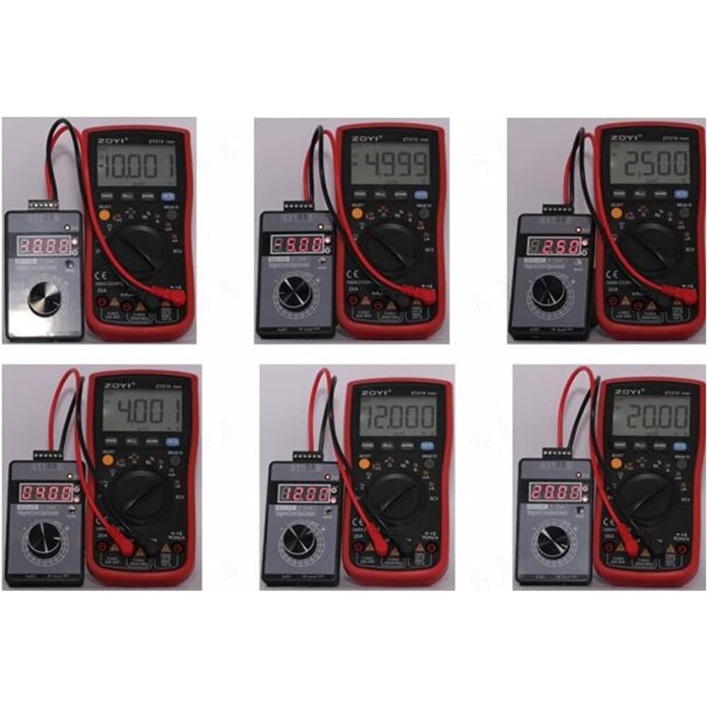 Adjustable 4-20mA Signal Generator Current Voltage Analog Simulator 0-10V/0-2…