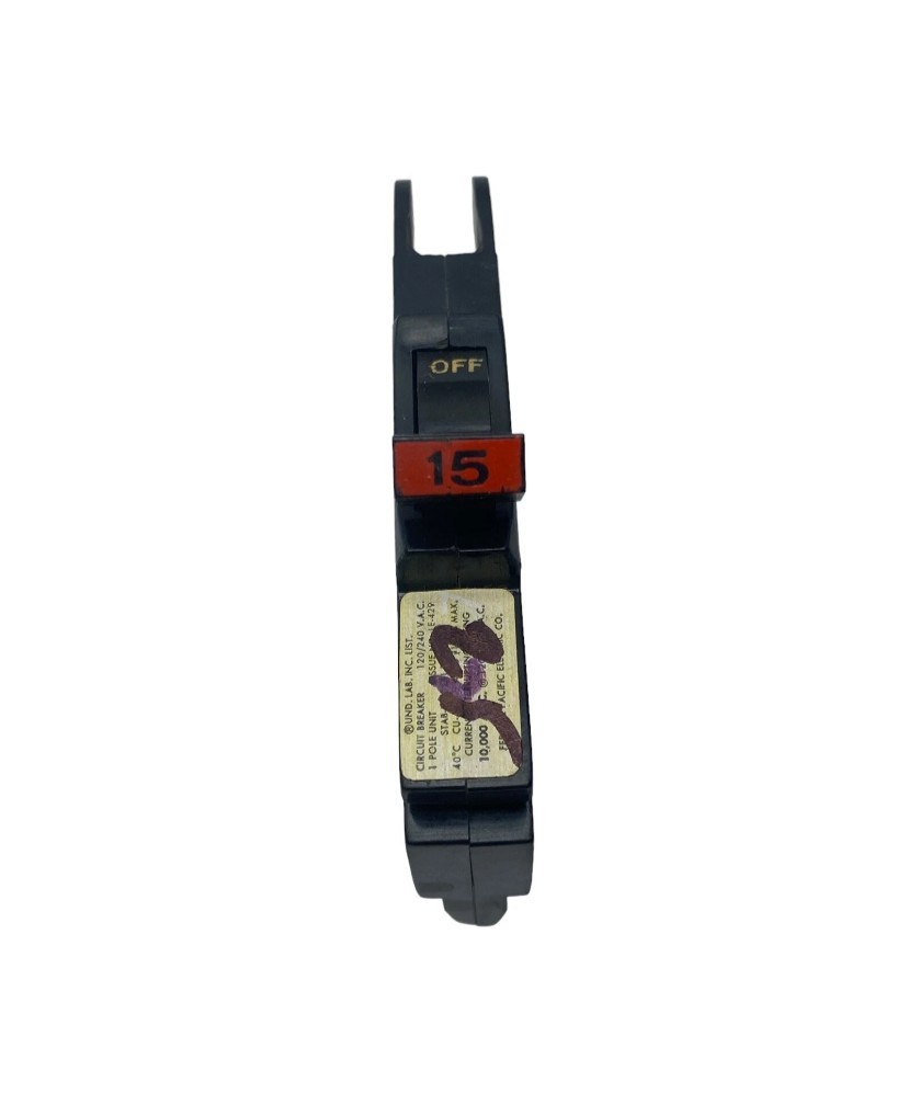 Federal Pacific Electric FPE THIN 15 Amp 1 Pole Stab-Lok Circuit Breaker