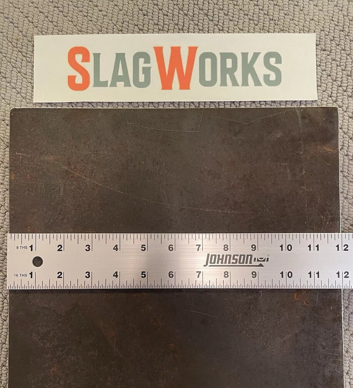 1/2x9x12 inch steel plate 9”x12” A36 Hot Roll Flat .5″ Thick