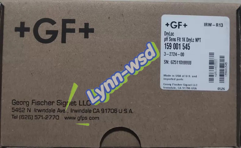 GF 3-2724-00 PH probe electrode 159001545 brand new Free shipping