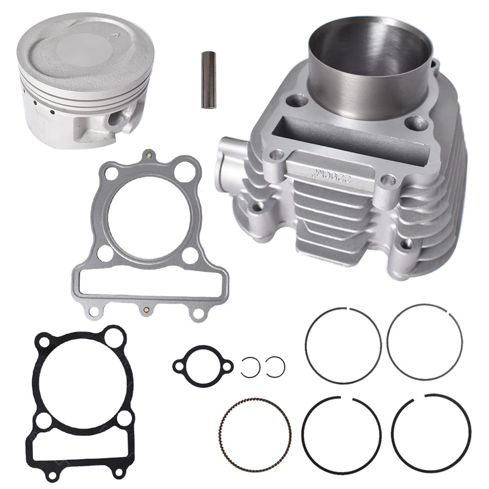 waltyotur Cylinder Piston Head Gasket Top End Kit Repalcement for Yamaha Timb…