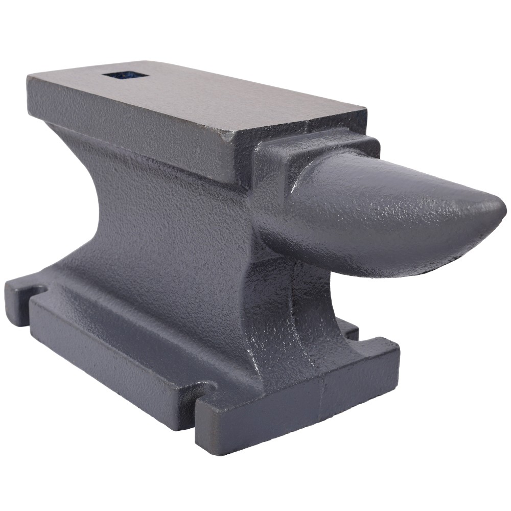 55LB(25KG) Gray Cast Iron Anvil, Square Horn & Stable Base