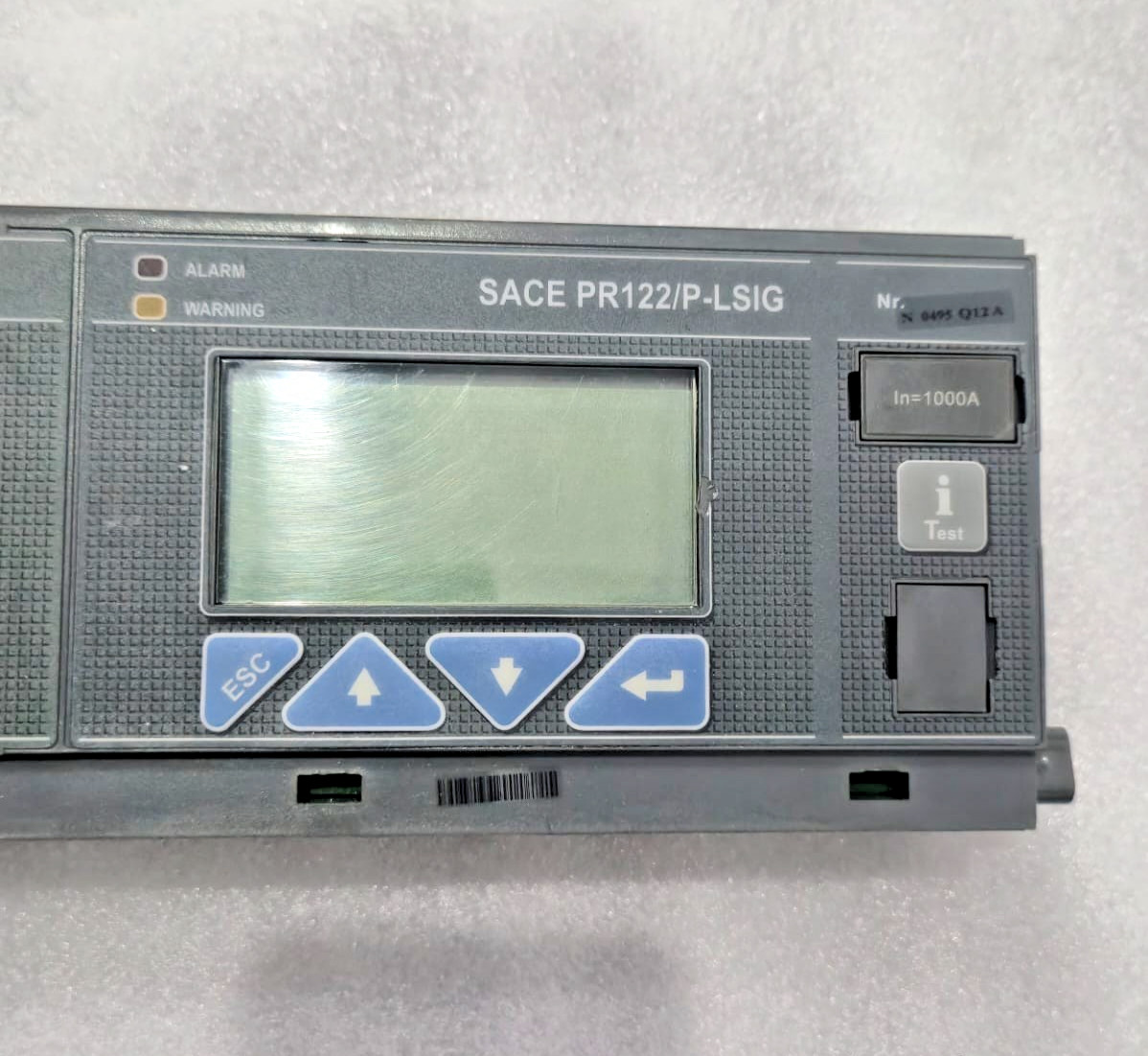 ABB SACE PR122/P-LSIG ELECTRONIC TRIP UNIT IN=1000A LCD PROTECTION RELEASE