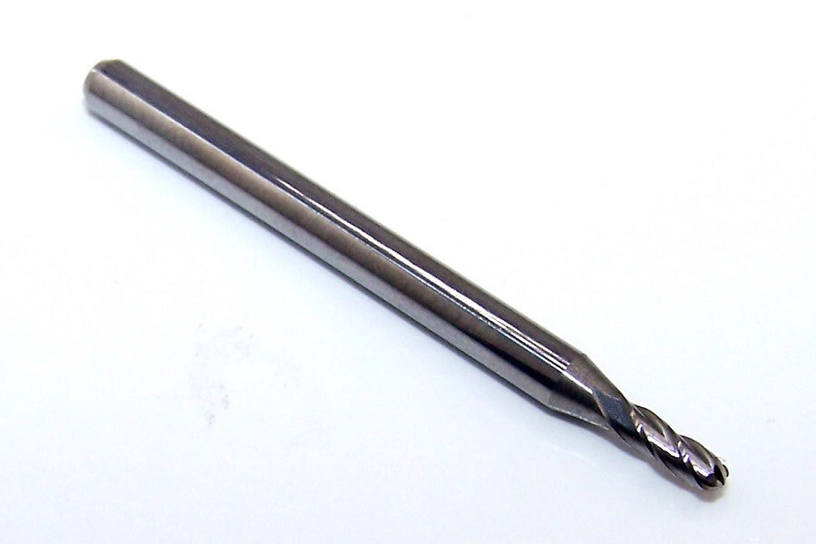 1.90mm (.0748″) CARBIDE END MILL 4 FLUTE BALL END KYOCERA 1825-0748.224