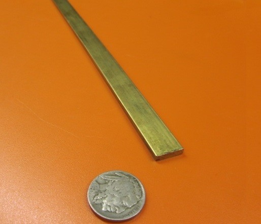 360 Brass Flat Bar 1/8″ Thick x 1/2″ Wide x 60.0″ Length