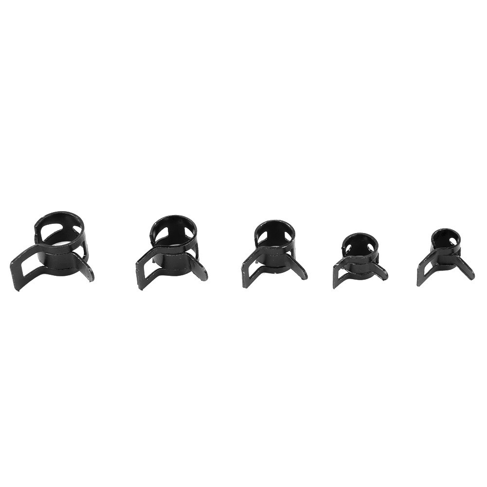 50 Pcs Spring Hose Clips 65 Manganese Steel Accessories Hardware Tools