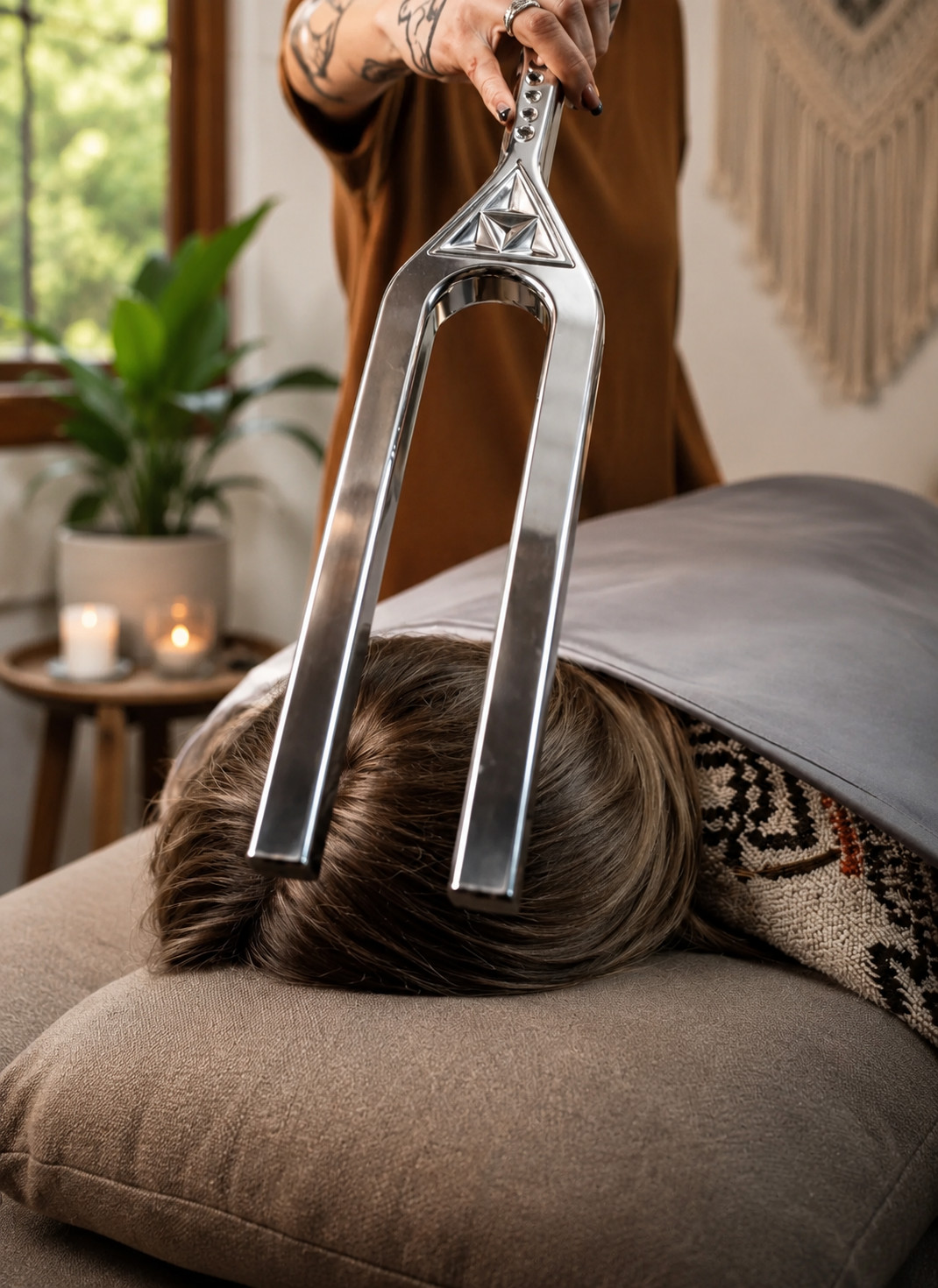 222 Hz Sound Sword Giant Tuning Fork Aluminum Sound Therapy Meditation Tool