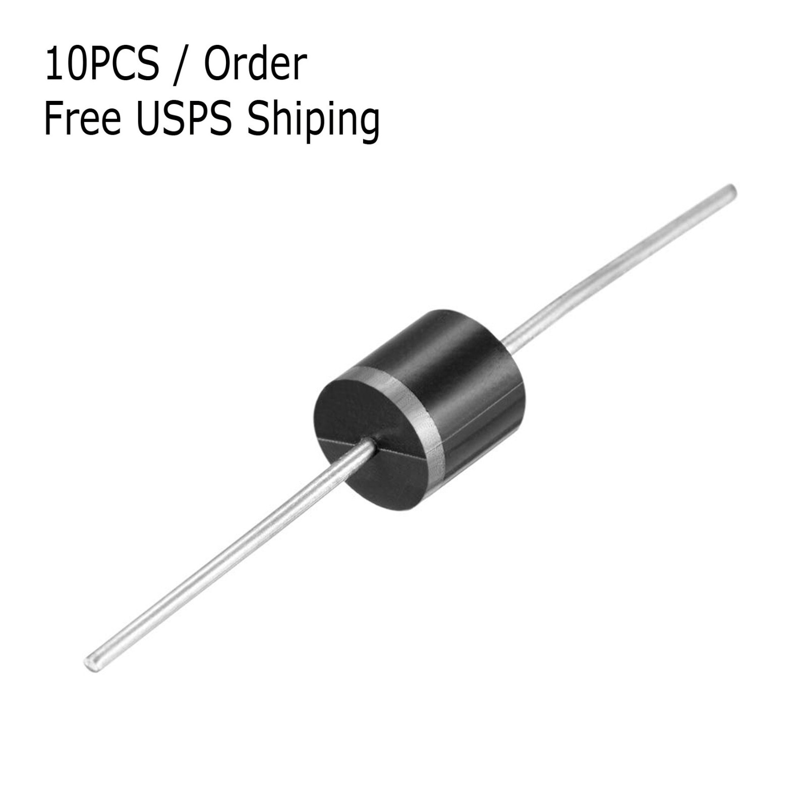 12 Pieces 10A10 10 Amp 1000V 10A 1KV Axial Rectifier Diode solar panel C16