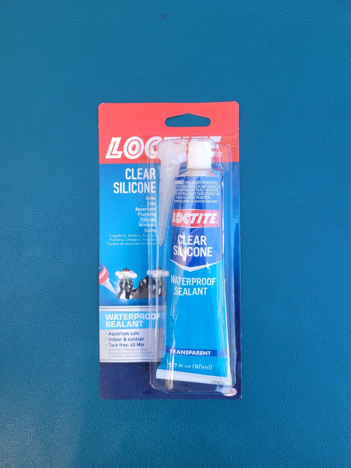Loctite Clear Silicone Waterproof Sealant 2.7oz