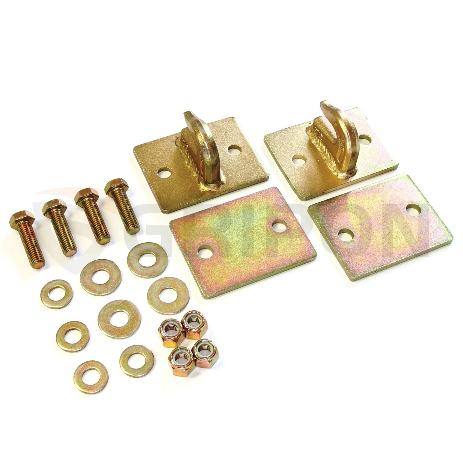 Gripon 5/16in Bolt On Grab Hook Mount with Backer Plate – Includes Hardware