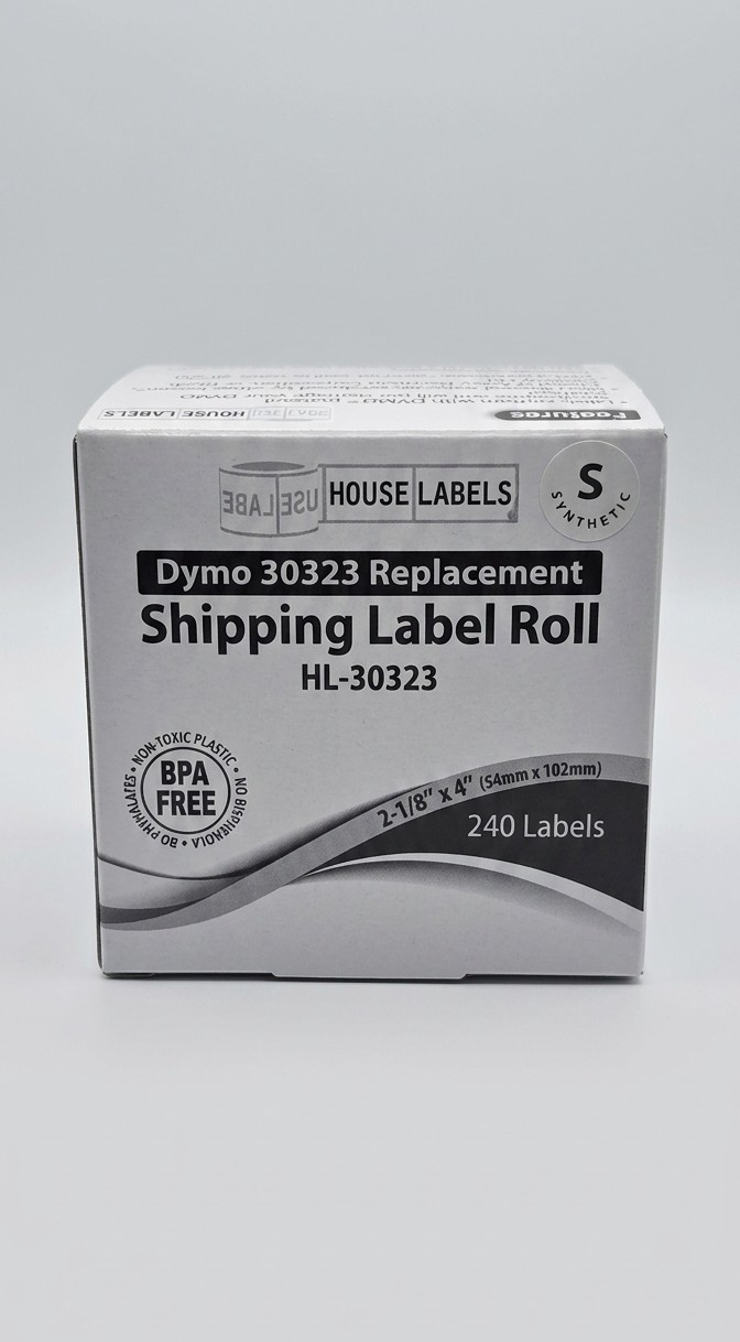 Compatible 2-1/8″ X 4″ Direct Thermal Labels Replacement for DYMO 30323 (8 Pc)