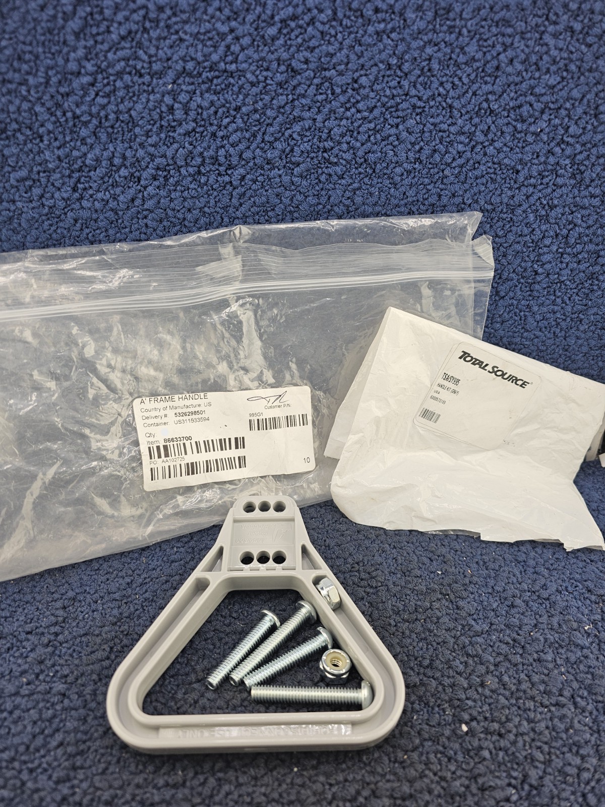 (QTY 2) TotalSource SY995 TSA/SY995 Frame Handle Assembly For Forklift