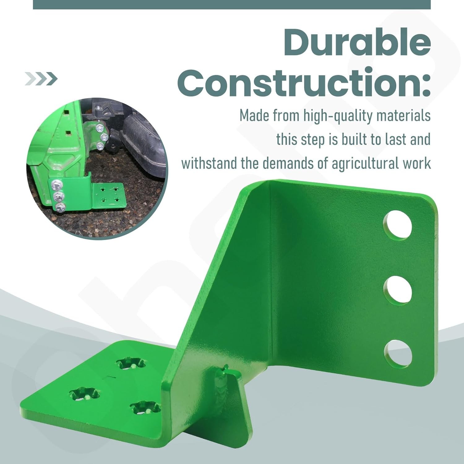 Ohoho Bolt On 6″ Tractor Step Driver Side Compatible with Joh-n Deere 1025R