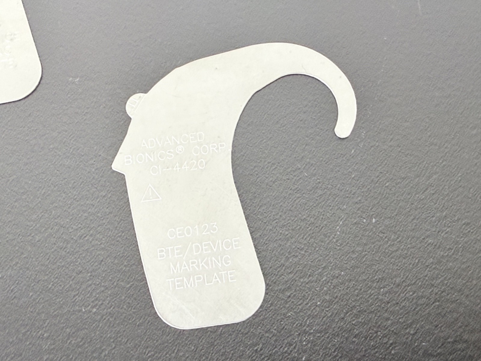 Advanced Bionics CI-4420 & CI-4340 Device Marking Template Set