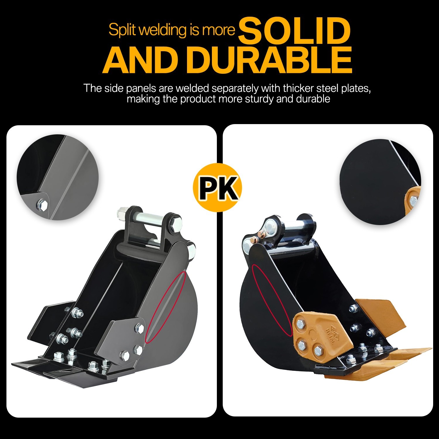 200mm Narrow Bucket Attachment For 1-2 Ton Mini Excavators Digger