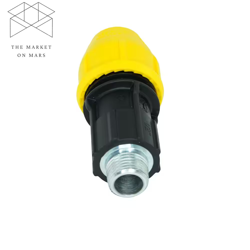 1/2 In. Polyproylene Underground Yellow Poly Gas Pipe Conversion Fitting