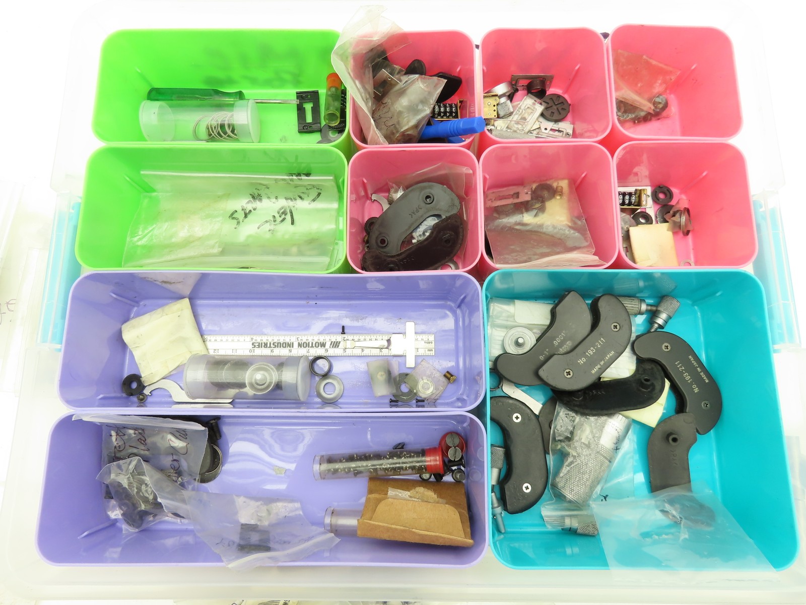 Mitutoyo Micrometer Gage Ratchet Stop Digit Counter Replacement Parts Mixed Lot